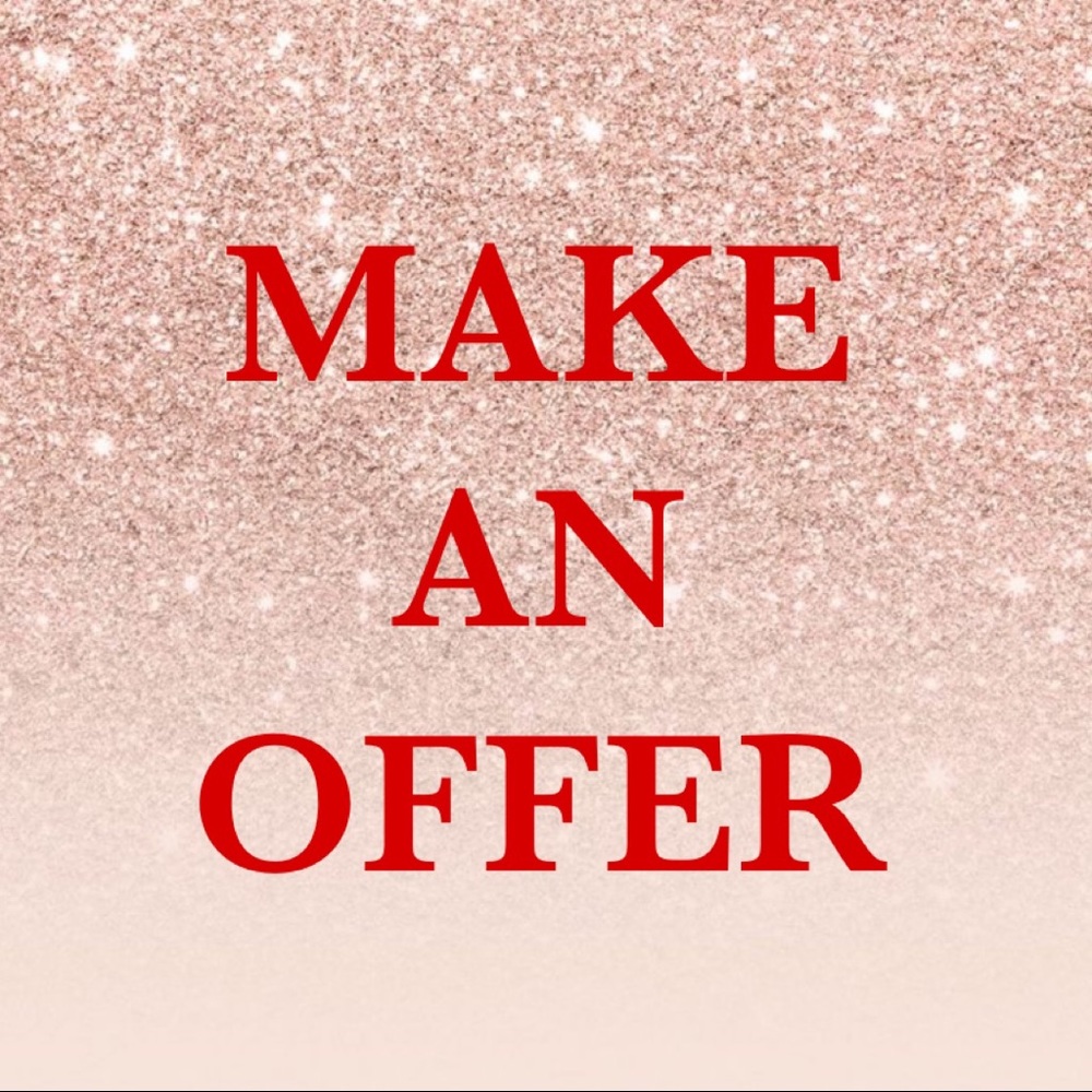 DON’T LIKE THE PRICE? MAKE AN OFFER!❤️